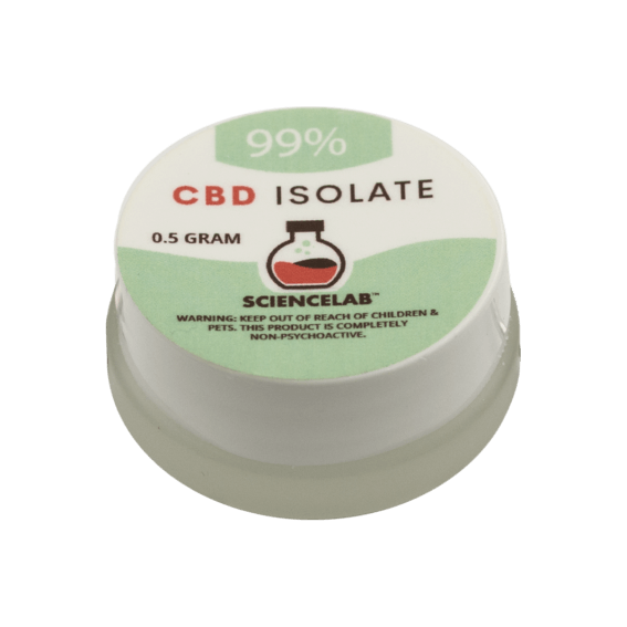 Sciencelab – CBD Isolate 99% – 0.5g | BC Weed Edible Canada Sciencelab – CBD Isolate 99% – 0.5g | BC Weed Edible Canada