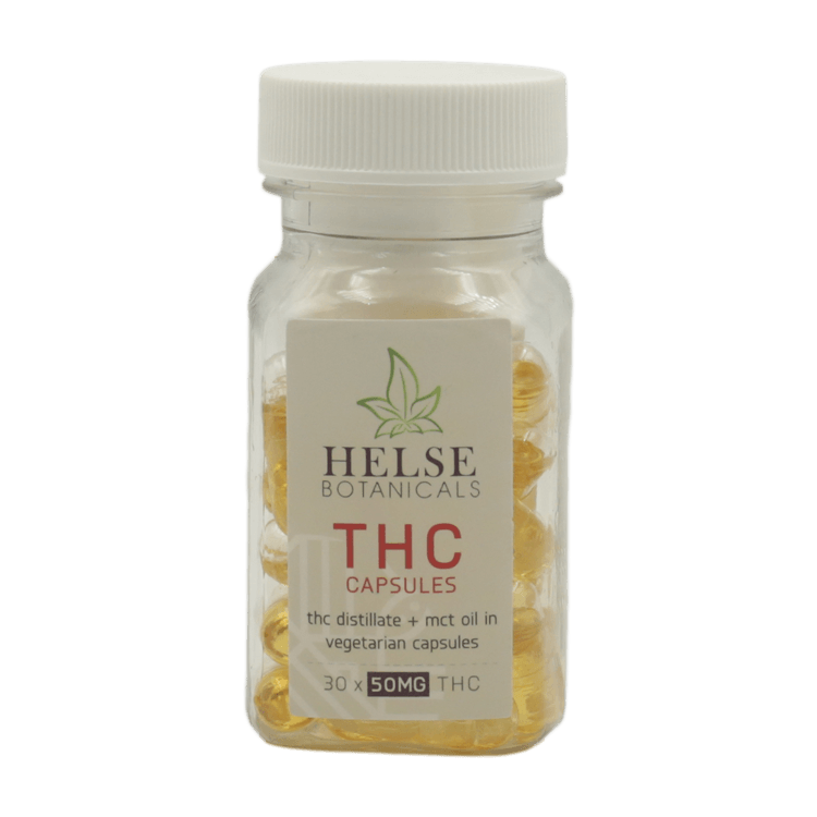 Helse Botanicals – THC Capsules – 50mg | BC Weed Edible Canada Helse Botanicals – THC Capsules – 50mg | BC Weed Edible Canada