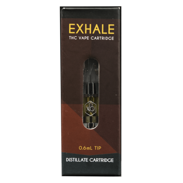 XO Exhale – THC Distillate Refill Cartridge – Banana Kush 0.6ml | BC Weed Edible Canada XO Exhale – THC Distillate Refill Cartridge – Banana Kush 0.6ml | BC Weed Edible Canada