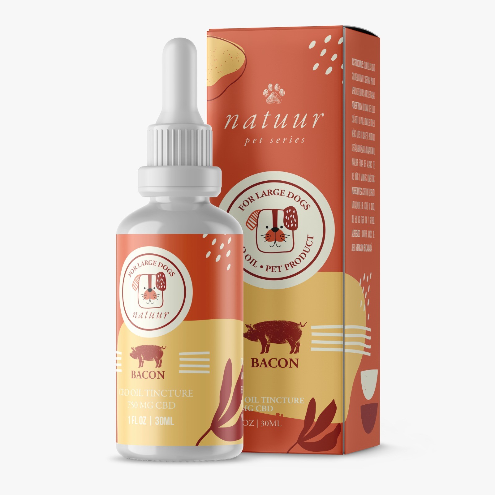 Natuur – Pet Series – CBD Oil For Small Dogs – Bacon Flavour – 125mg | BC Weed Edible Canada Natuur – Pet Series – CBD Oil For Small Dogs – Bacon Flavour – 125mg | BC Weed Edible Canada