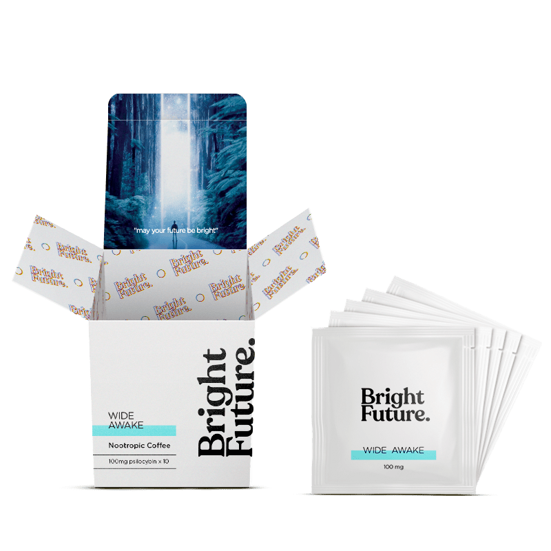 Bright Future – Nootropic Coffee – Wide Awake – 100mg | BC Weed Edible Canada Bright Future – Nootropic Coffee – Wide Awake – 100mg | BC Weed Edible Canada
